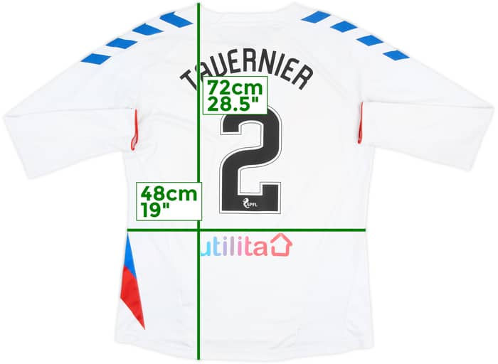 2018-19 Rangers Away L/S Shirt Tavernier #2 - 6/10 - (M)