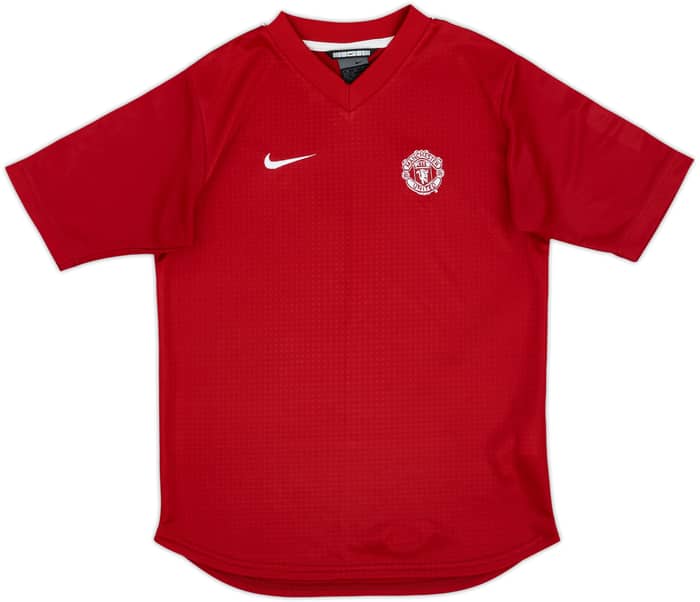 2002-03 Manchester United Nike Training Shirt - 9/10 - (M.Boys)