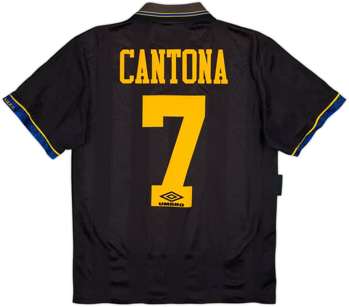 1993-95 Manchester United Away Shirt Cantona #7 - 7/10 - (S)