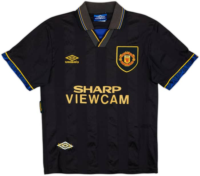 1993-95 Manchester United Away Shirt Cantona #7 - 7/10 - (S)