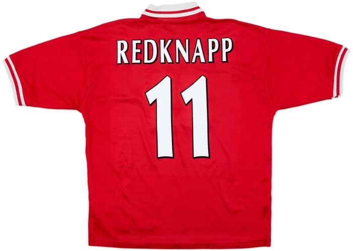 1996-98 Liverpool Home Shirt Redknapp #11 - 7/10 - (XL)