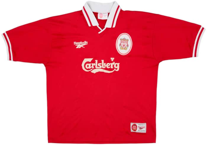 1996-98 Liverpool Home Shirt Redknapp #11 - 7/10 - (XL)
