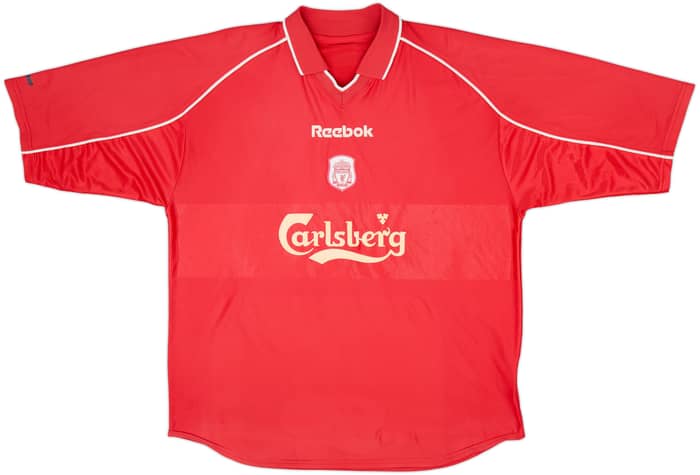 2000-02 Liverpool Home Shirt Gerrard #17 - 6/10 - (XL)