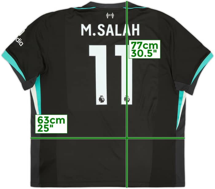 Camiseta de visitante del Liverpool 2024-25 M.Salah #11 - 8/10 - (XXL)