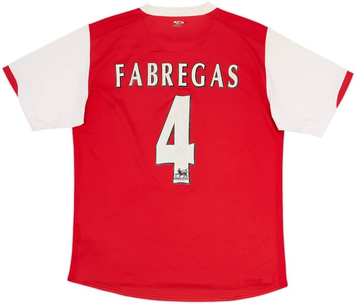 2006-08 Arsenal Camiseta Local Fabregas #4 - 6/10 - (M)