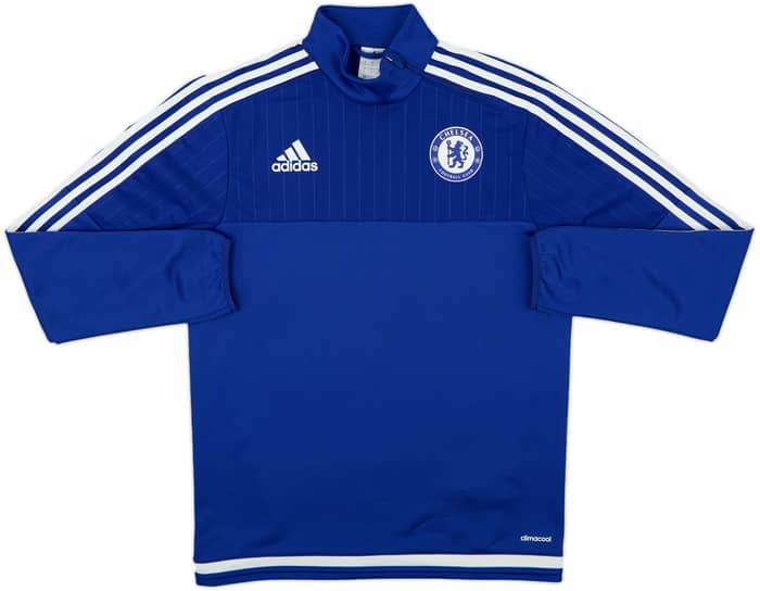 2015-16 Chelsea adidas Cierre de 1/4 Top de Entrenamiento - 8/10 - (S)