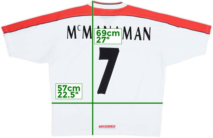 Camiseta de visitante del Liverpool 1998-99 McManaman #7 - 6/10 - (L)