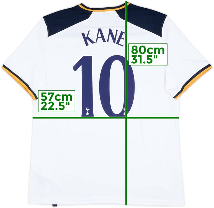 2016-17 Tottenham Home Shirt Kane #10 - 9/10 - (XXL)