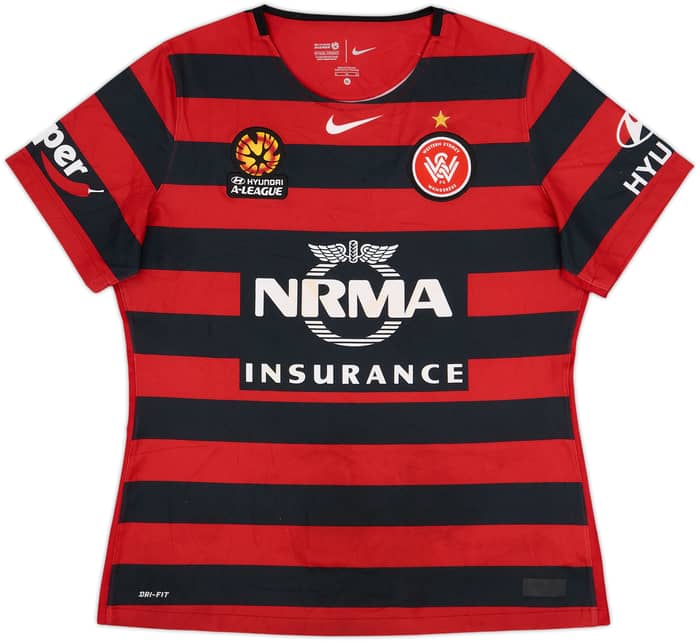 2015-16 Western Sydney Wanderers Home Shirt - 6/10 - (Women's XL)