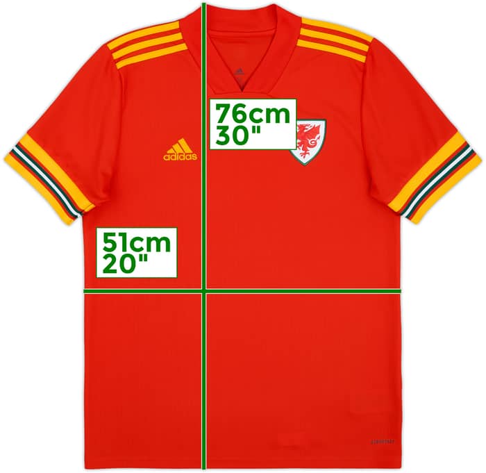 2020-21 Wales Home Shirt - 10/10 - (M)