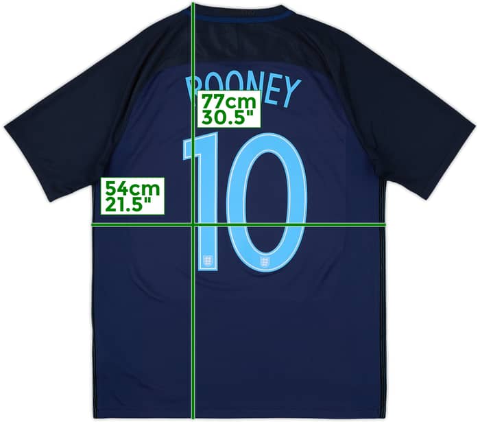 2017 England Away Shirt Rooney #10 - 9/10 - (L)