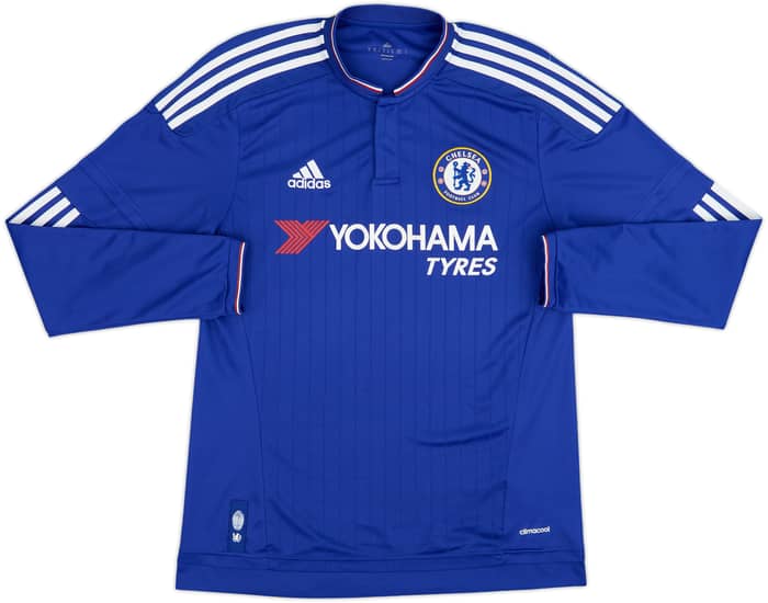 Camiseta de local del Chelsea 2015-16 L/S Hazard #10 - 6/10 - (M)