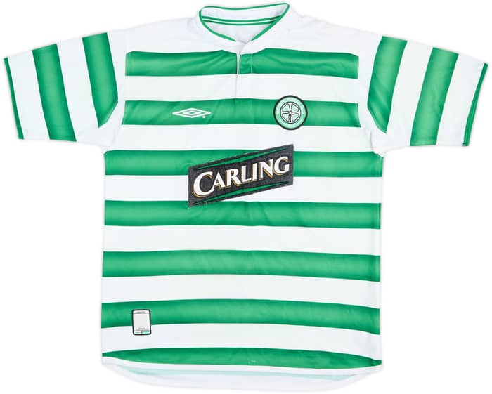 2003-04 Celtic Home Shirt Petrov #19 - 5/10 - (L.Boys)