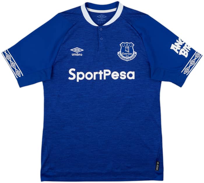 2018-19 Everton Home Shirt Baines #3 - 10/10 - (M)