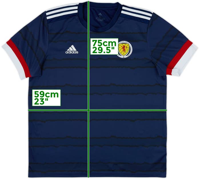2020-22 Scotland Home Shirt - 6/10 - (XL)