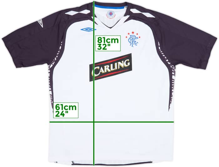 2007-08 Rangers Away Shirt - 8/10 - (XXL)