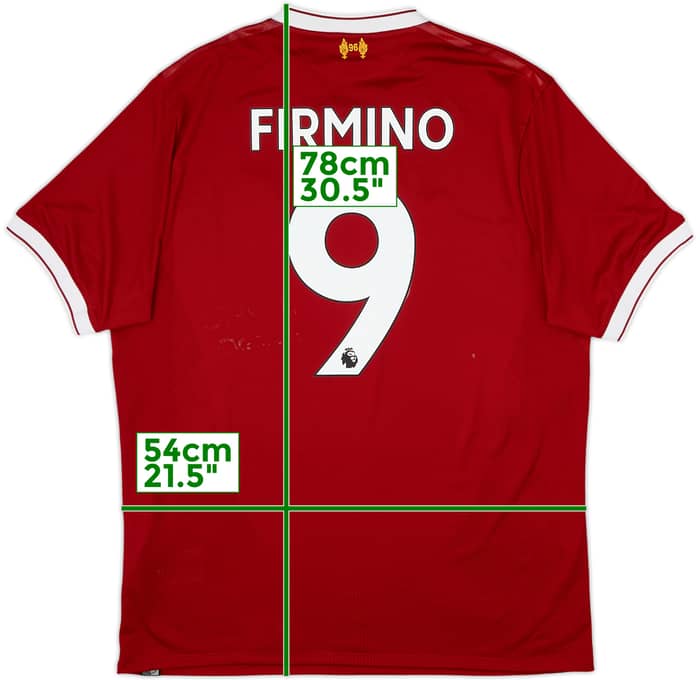 2017-18 Liverpool 125 Years Home Shirt Firmino #9 - 5/10 - (L)