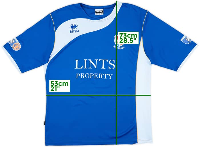 2008-09 Cowdenbeath Match Issue Home Shirt #8