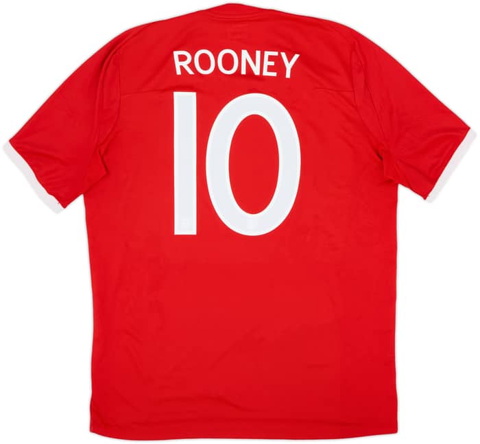2010-11 England Away Shirt Rooney #10 - 8/10 - (L)