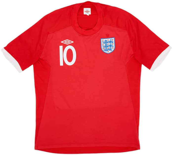 2010-11 England Away Shirt Rooney #10 - 8/10 - (L)