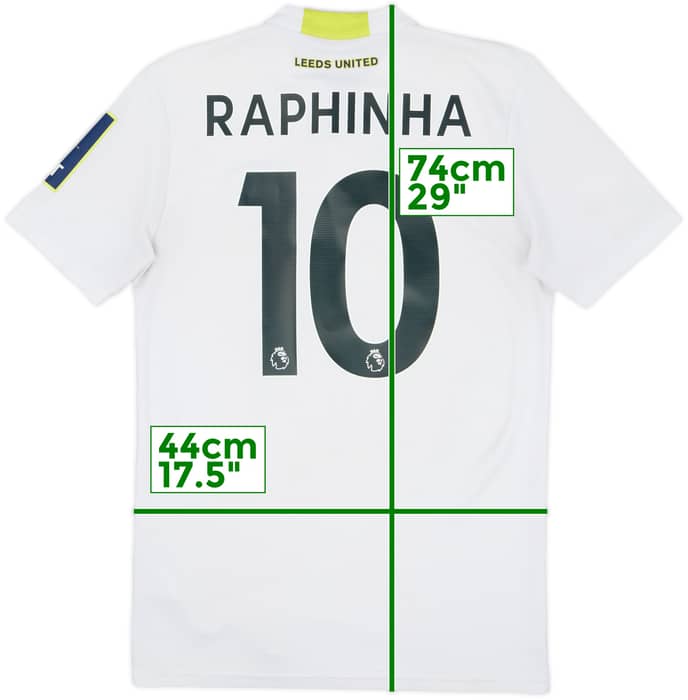 2021-22 Leeds United Home Shirt Raphinha #10 - 6/10 - (S)