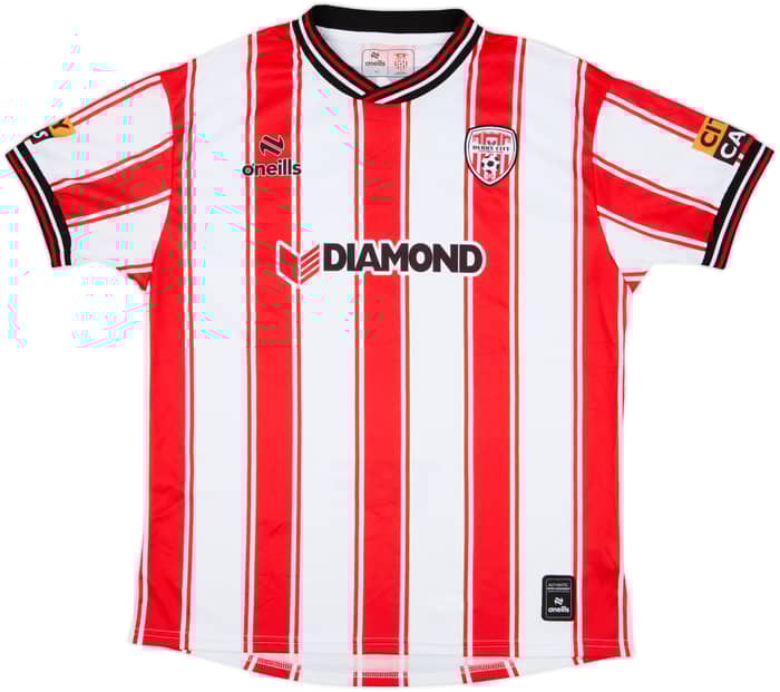 2024-25 Derry City Home Shirt - 10/10 - (XL)