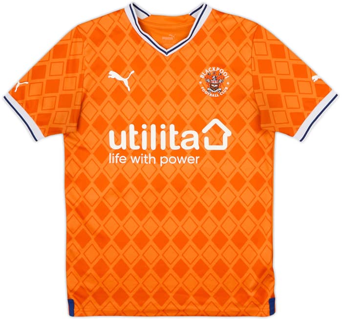 2022-23 Blackpool Home Shirt #12 - 6/10 - (S)
