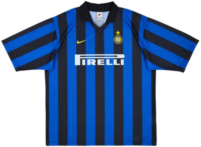 1998-99 Inter Milan Basic Home Shirt Ronaldo #9 - 8/10 - (XL)