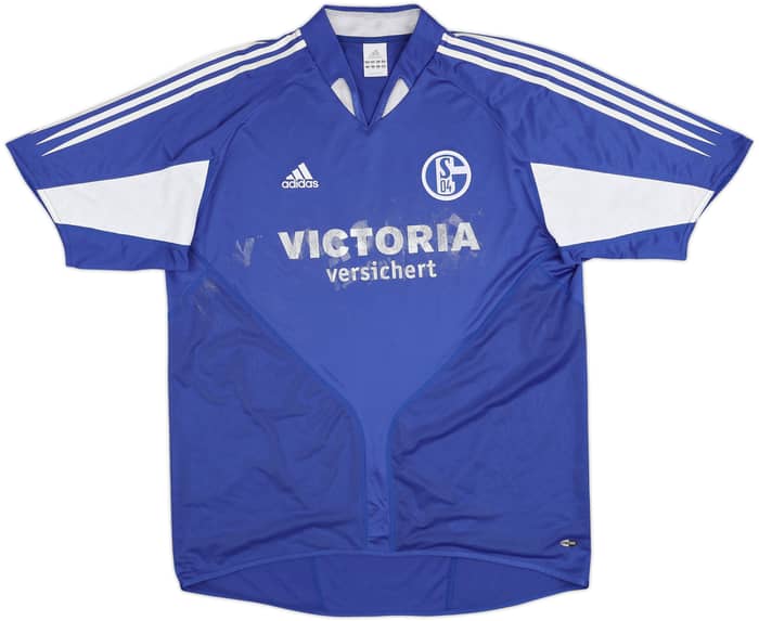 2004-05 Schalke Home Shirt - 4/10 - (XL)