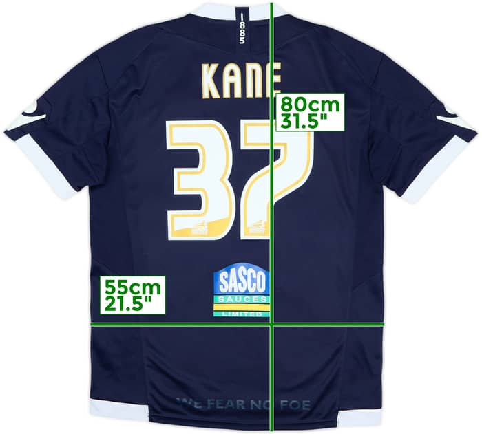 2011-12 Millwall Home Shirt Kane #37 - 6/10 - (L)