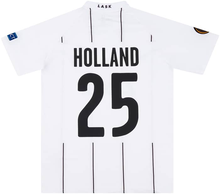 2019-20 LASK Linz Match Issue Europa League Home Shirt Holland #25