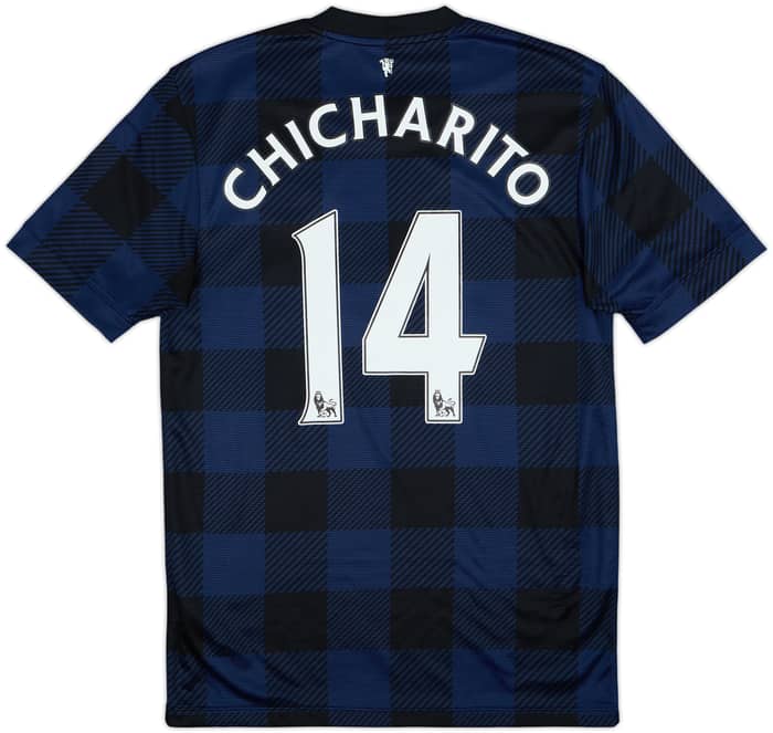 2013-14 Manchester United Away Shirt Chicharito #14 - 10/10 - (S)