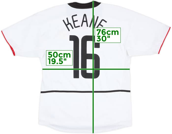 2002-03 Manchester United Away Shirt Keane #16 - 7/10 - (M)