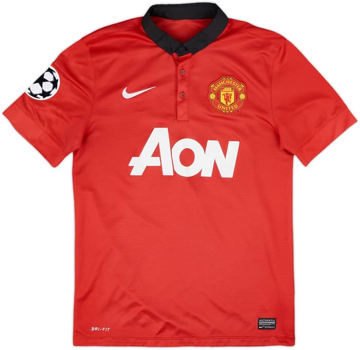 2013-14 Manchester United Home Shirt Rooney #10 - 6/10 - (S)