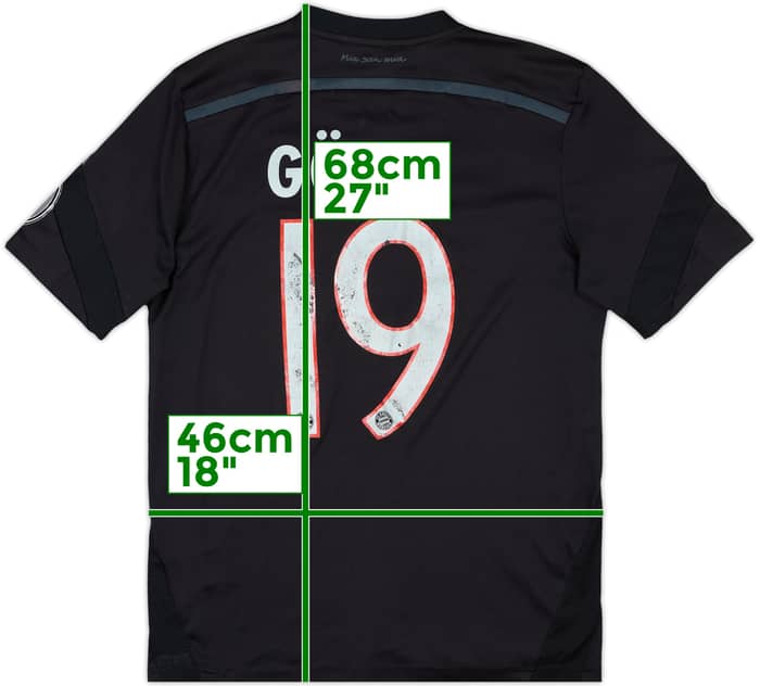 2014-15 Bayern Munich Third Shirt Gotze #19 - 6/10 - (S)