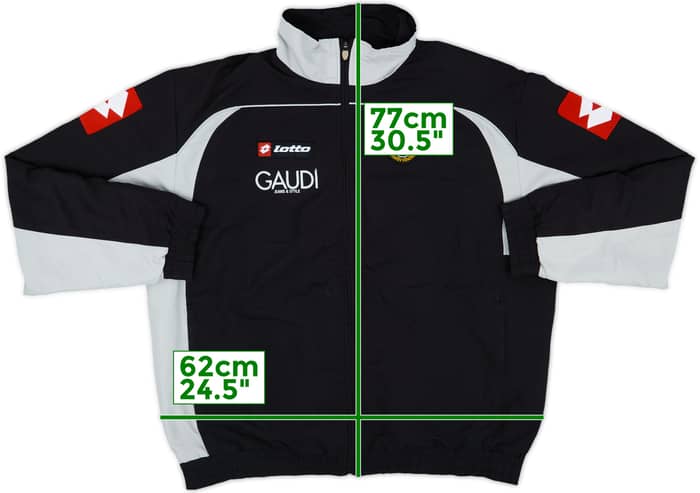 2007-08 Udinese Lotto Track Jacket - 7/10 - (XL)