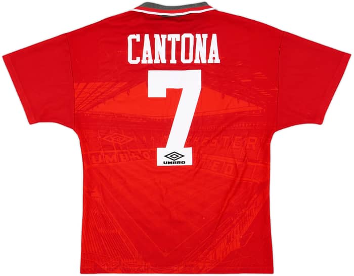 1994-96 Manchester United Home Shirt Cantona #7 - 6/10 - (M)