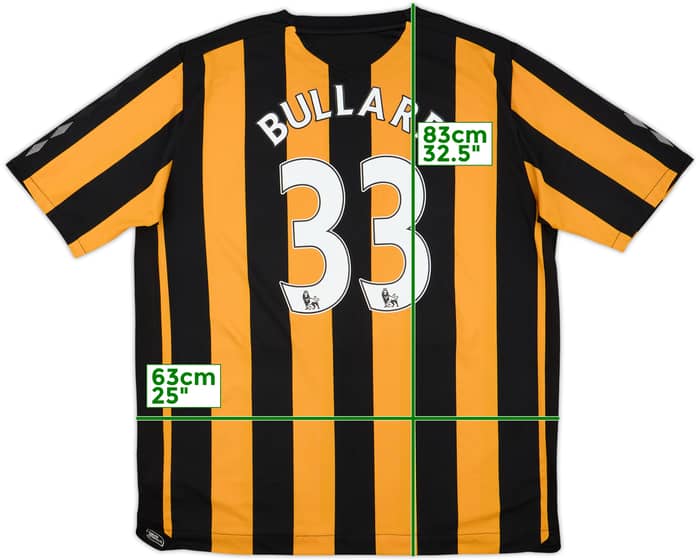 2008-09 Hull Home Shirt Bullard #33 - 7/10 - (XXL)