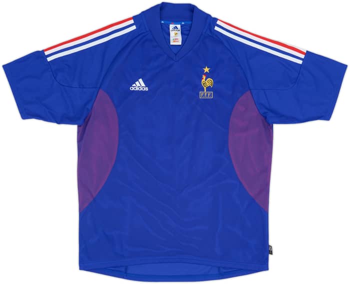 2002-04 France Home Shirt Zidane #10 - 9/10 - (L)