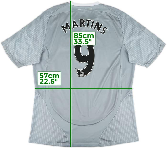 2008-09 Newcastle Third Shirt Martins #9 - 8/10 - (XL)