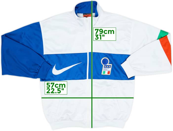 1996-97 Italy Nike Track Jacket - 8/10 - (M)