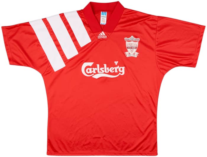 1991-92 Liverpool Home Shirt - 9/10 - (XL)