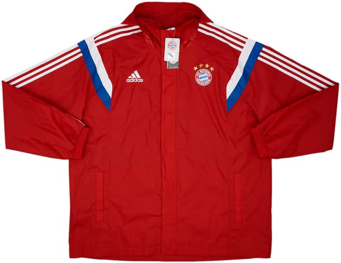 2014-15 Bayern Munich adidas Hooded Rain Jacket (XXL)