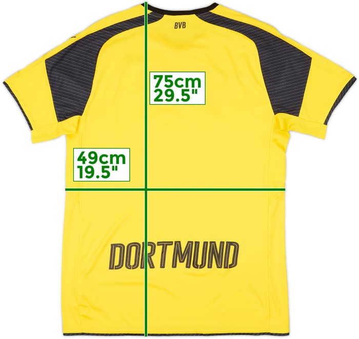 2016-17 Borussia Dortmund Home European Shirt - 5/10 - (M)