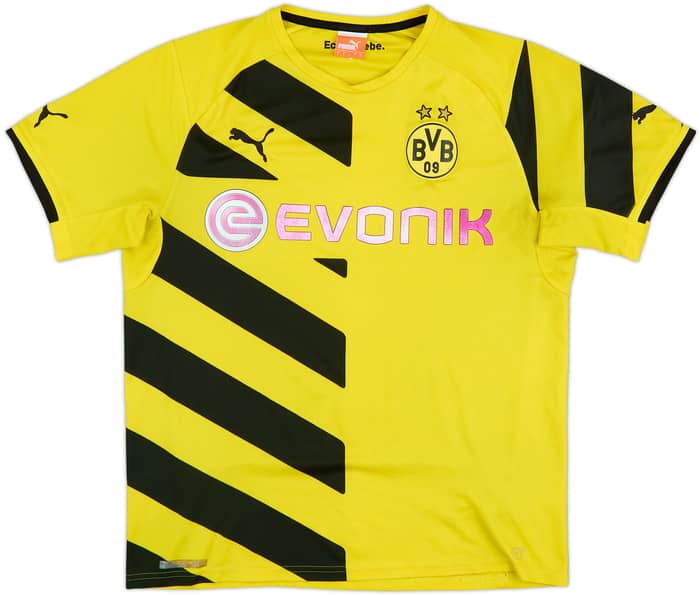 2014-15 Borussia Dortmund Home Shirt - 4/10 - (L)