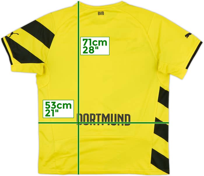 2014-15 Borussia Dortmund Home Shirt - 4/10 - (L)