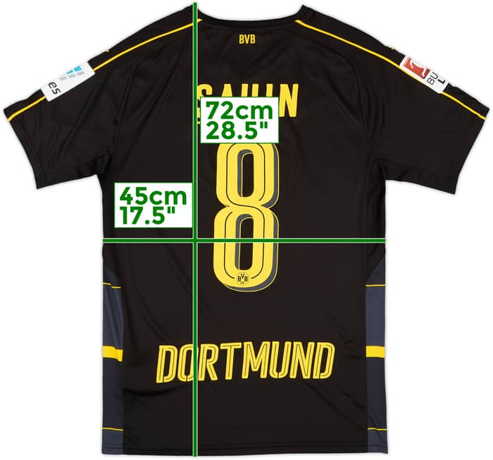 2016-17 Borussia Dortmund Away Shirt Sahin #8 - 7/10 - (S)