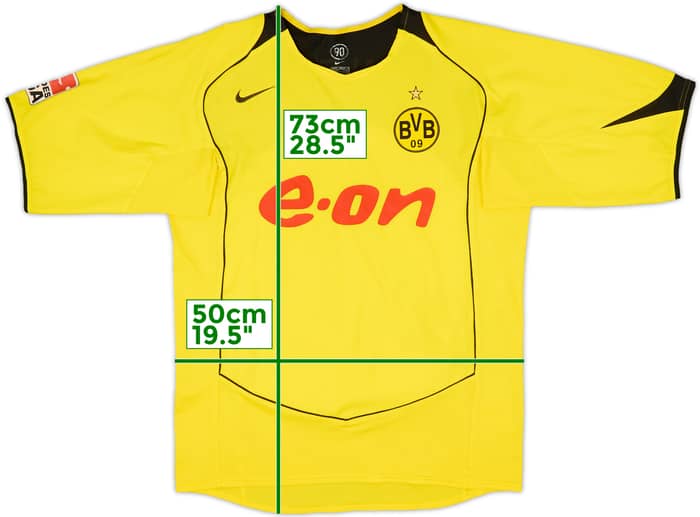 2004-05 Borussia Dortmund Home Shirt Senesie #25 - 5/10 - (M)