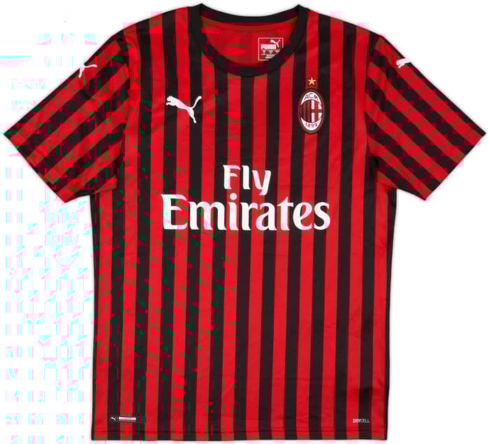 2019-20 AC Milan Home Shirt Ibrahinovic #21 - 9/10 - (S)