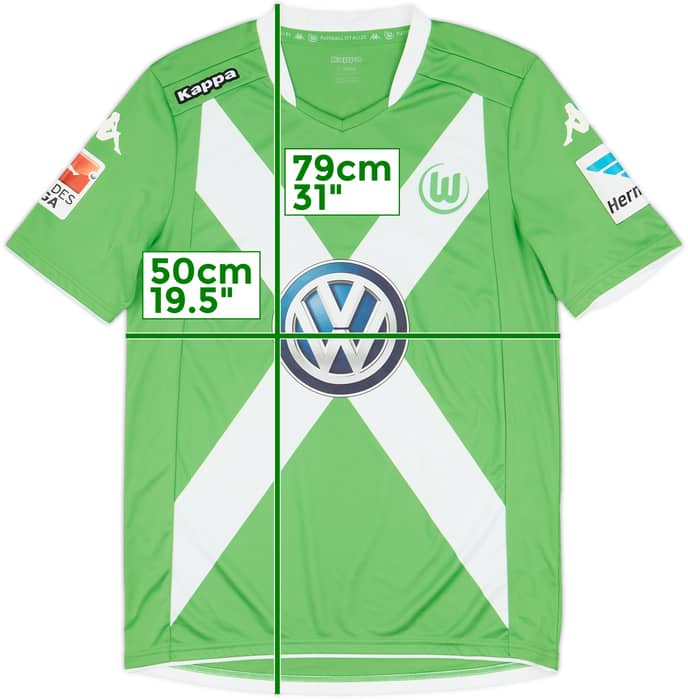 2014-15 Wolfsburg Home Shirt Zhang #29 - 10/10 - (S)